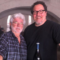 George Lucas se s Davem Filonim zastavil na natáčení seriálu