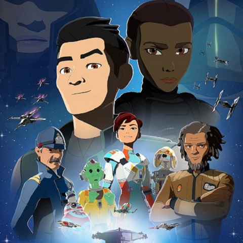 Parádní plakát k druhé řadě seriálu Star Wars Resistance