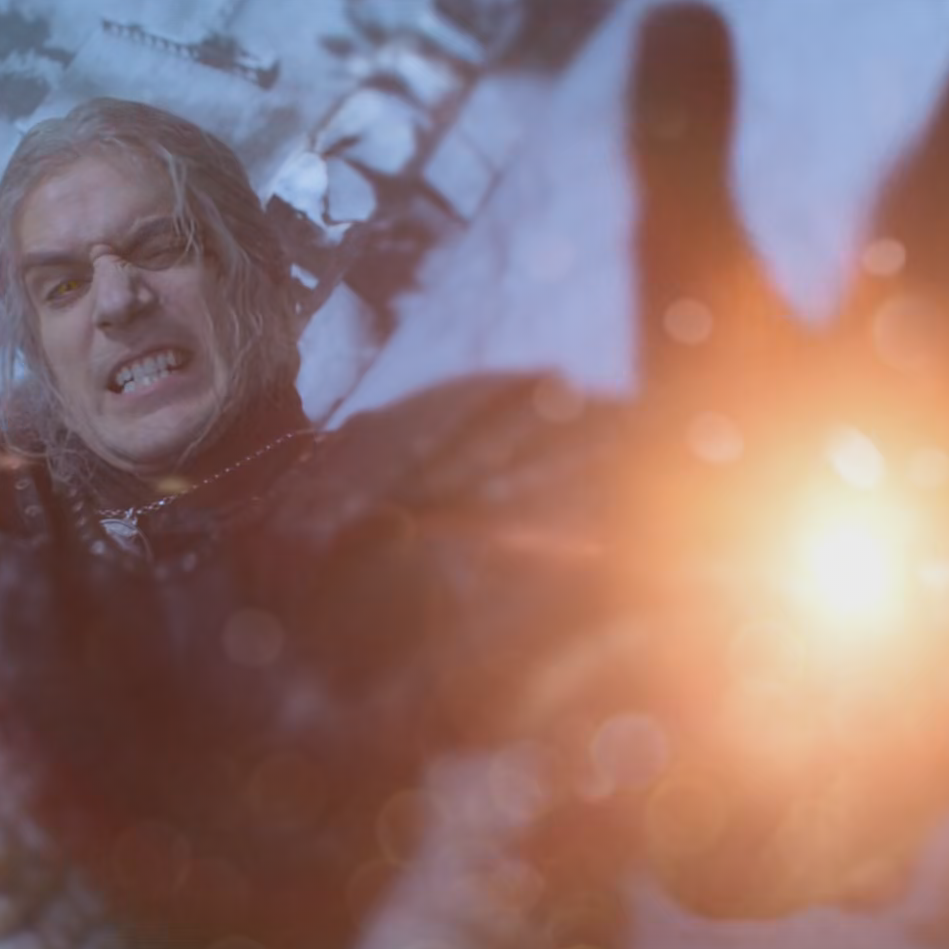 Která znamení Geralt použil v průběhu druhé série?