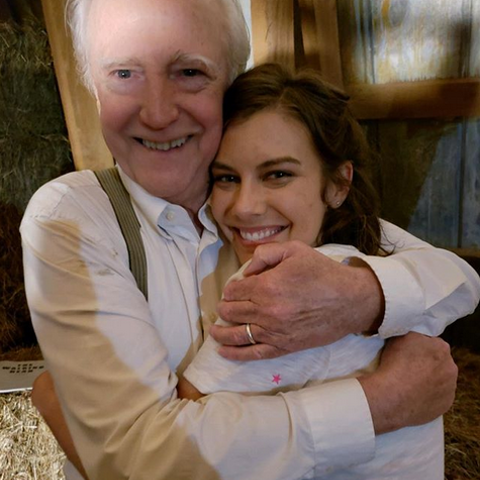 Představitelka Maggie zveřejnila fotku z natáčení deváté řady, na které je s hercem Scottem Wilsonem