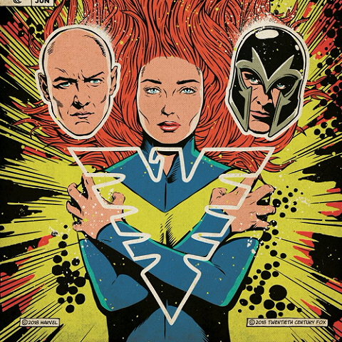 Brazilský Comic-Con nám představil komiksový plakát k Dark Phoenix